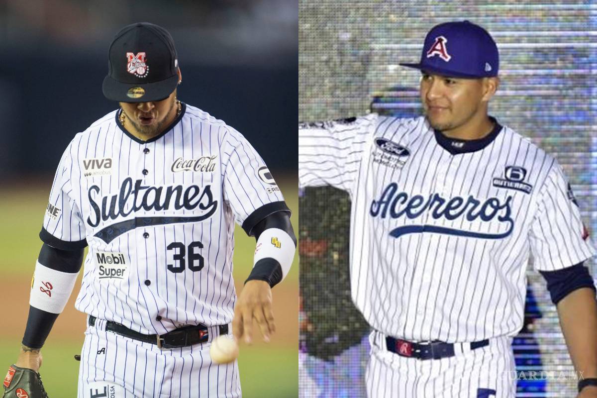 Encuentras las diferencias entre el uniforme de Sultanes y la nueva indumentaria de Acereros (sin contar la publicidad)