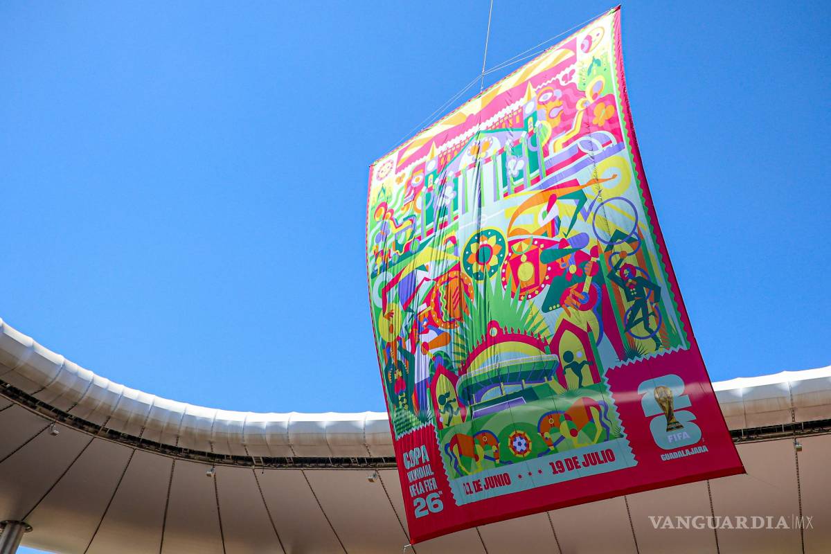 Así es el cartel de Guadalajara para la Copa del Mundo 2026