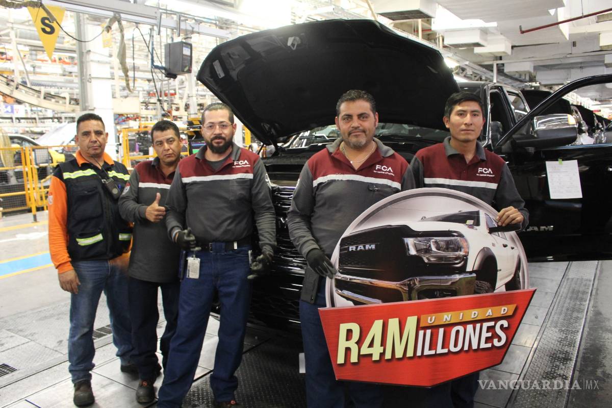 RAM produce la unidad número 4 millones en su planta de Saltillo
