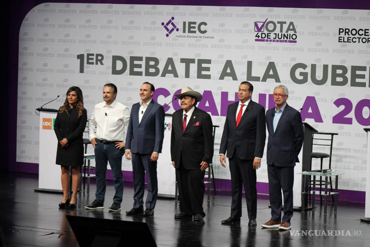 $!Los candidatos se presentaron en el primer debate en Torreón y este 1 de mayo tendrán el segundo debate. En los ejercicios se acusan y señalan, y por eso es necesario que el electorado tenga un voto informado y sepa qué declaraciones hacen los aspirantes.