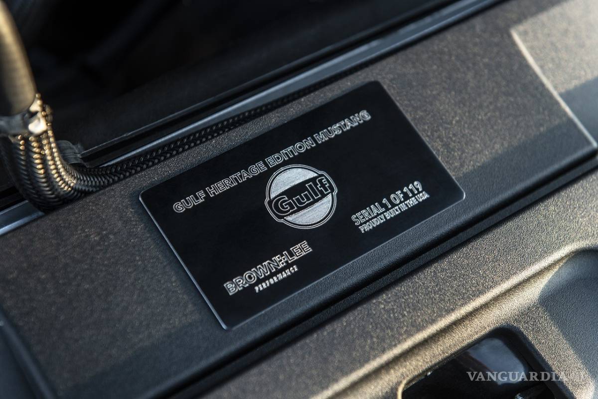 $!Ford Mustang Gulf Heritage Edition, edición que honra a los GT-40 campeones