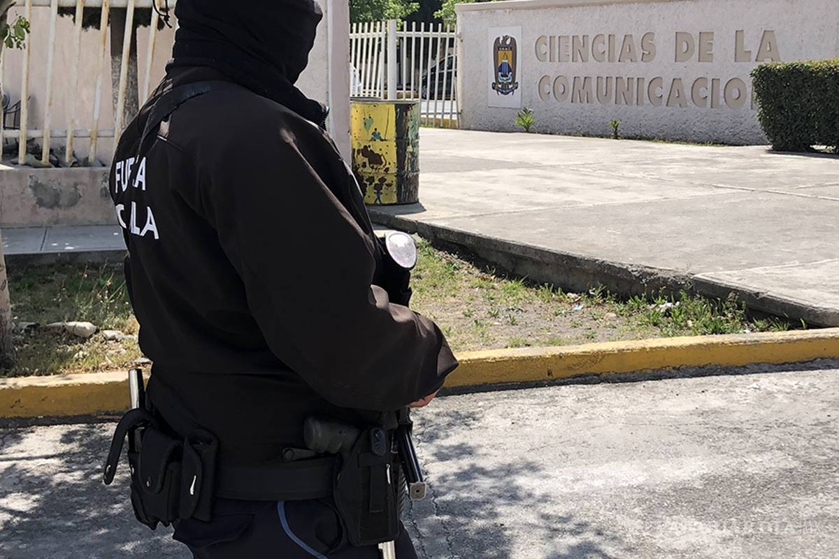 En Saltillo, una advertencia de balacera en Facebook deriva en todo un operativo en la Facultad de Comunicación de la UAdeC