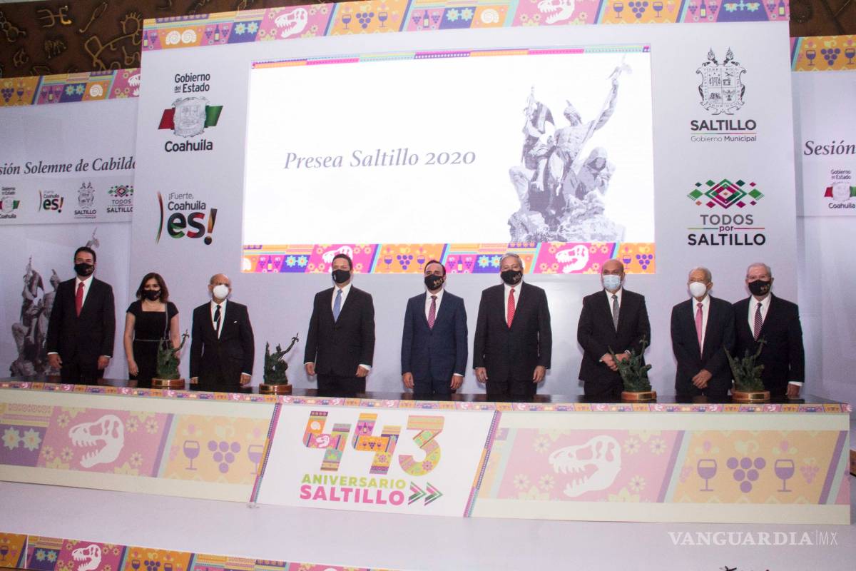 $!Entregan la Presea Saltillo 2020