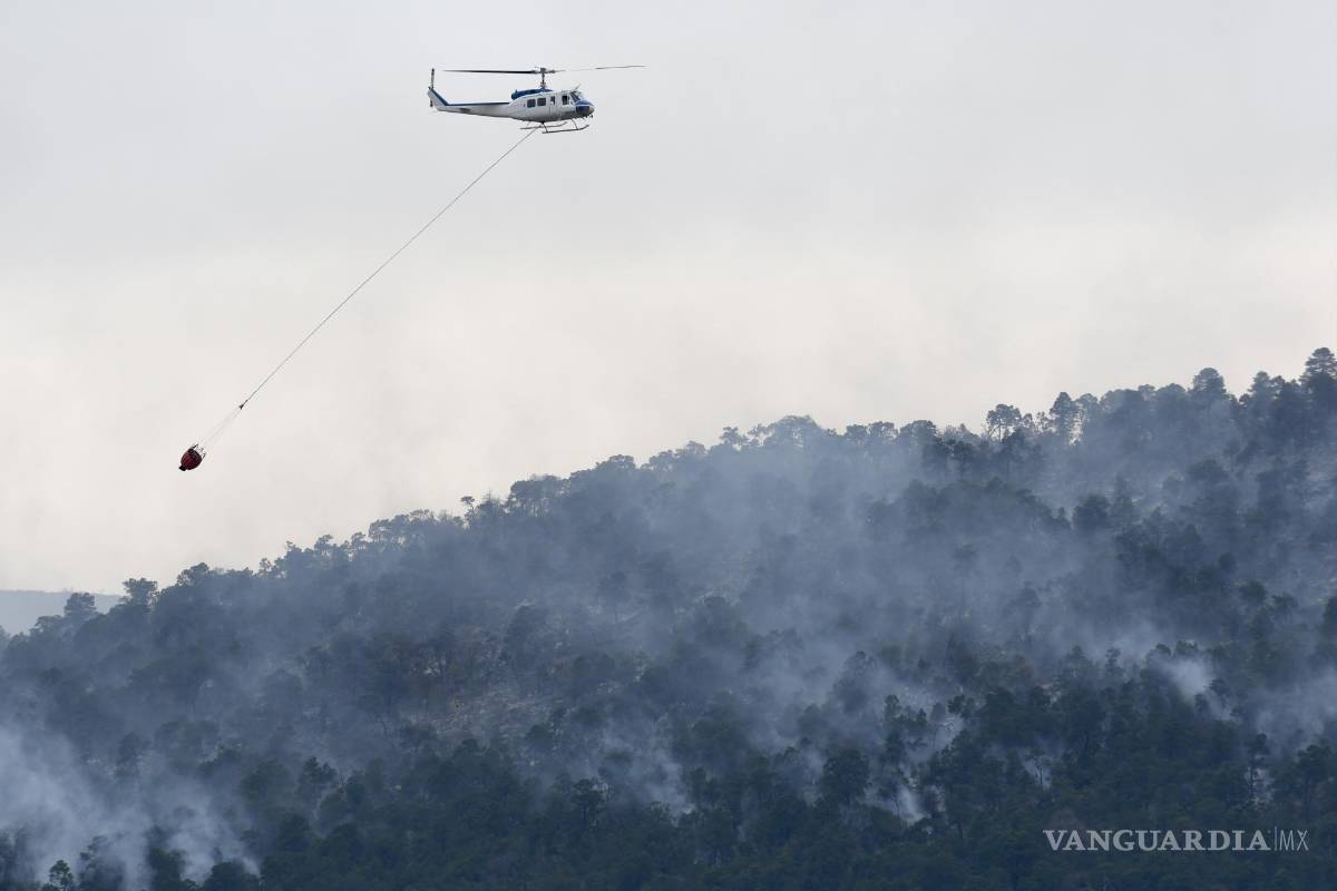 Liquidan tres incendios forestales en Coahuila; uno de ellos en Saltillo