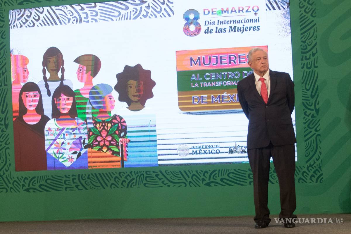 Sin violencia gana el feminismo, dice AMLO; vandalizar limita el movimiento, afirma