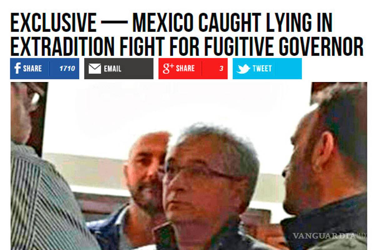 México miente, no participó en arresto de Yarrington y busca impedir extradición; denuncian medios de EU