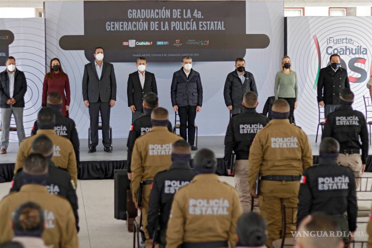 Ya están en Coahuila armas de alto calibre, cuenta estado con 150 nuevos policías