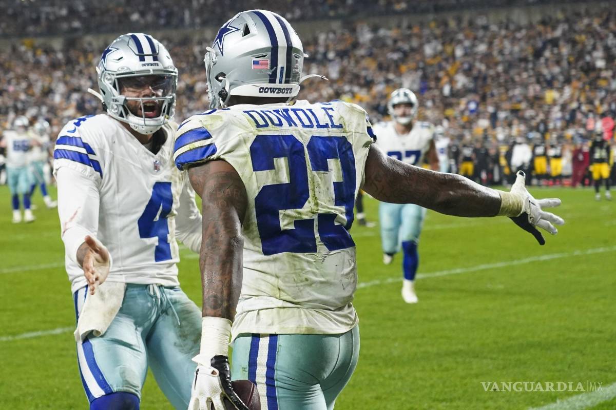 Cowboys de Dallas vencen a Steelers de Pittsburgh en dramático final