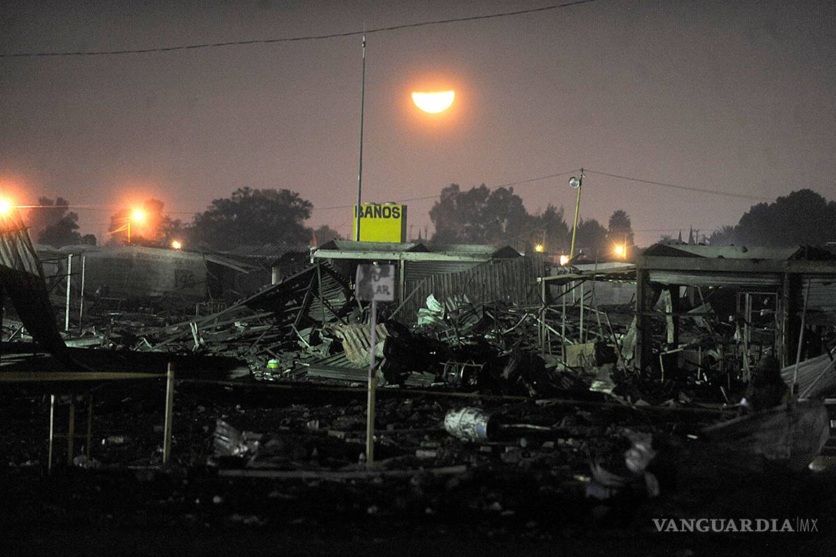 $!Las terribles imágenes que dejó la explosión en Tultepec