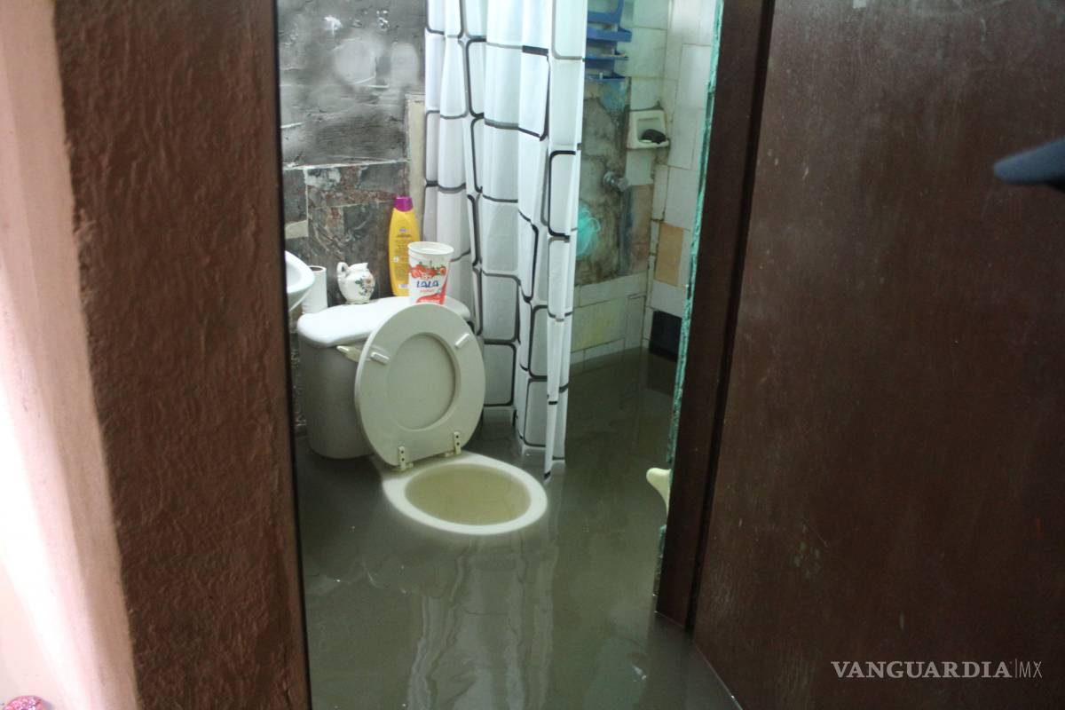 $!Convertidas en 'albercas' a causa de las lluvias, casas de Torreón