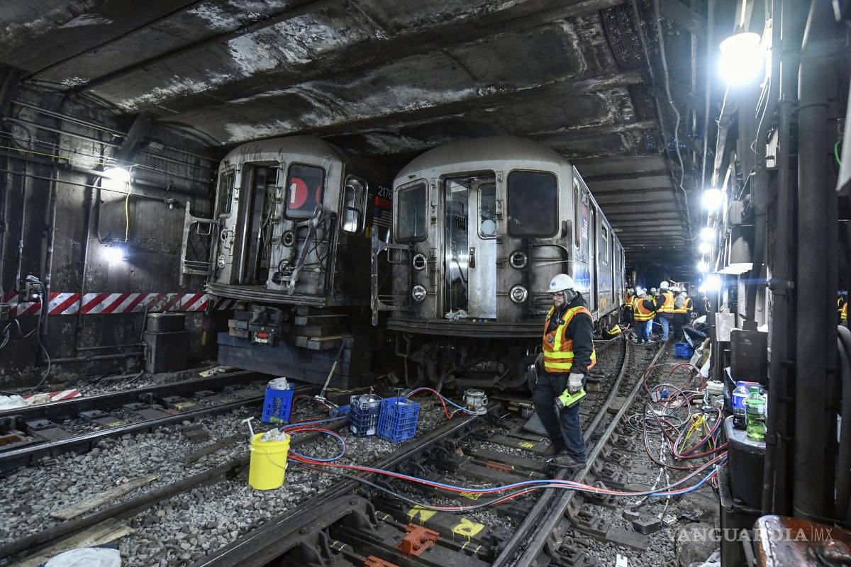 Descarrila tren del Metro de Nueva York; es el segundo incidente en una semana