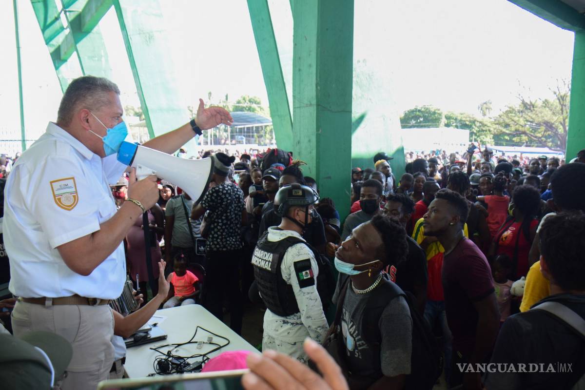 Suspende INM atención a 10mil migrantes por desorden