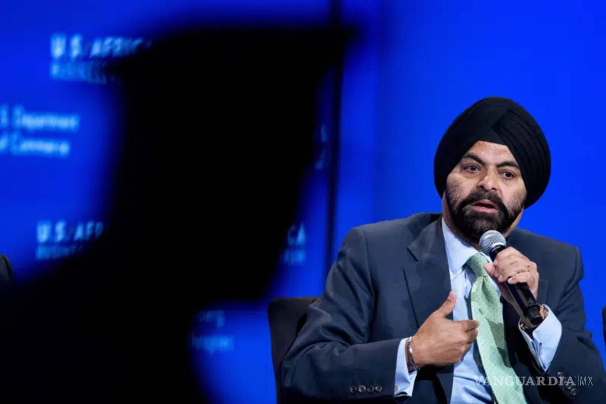 $!5/08/2014. Ajay Banga, entonces director ejecutivo de MasterCard, en el Foro de Negocios de África de EU durante la Cumbre de Líderes de África en Washington.