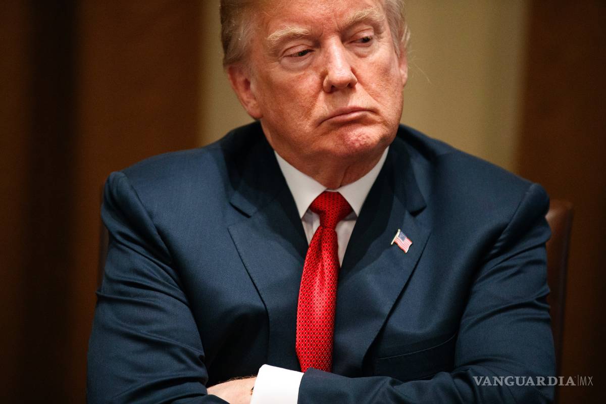 $!Ante caída histórica en Wall Street, Trump guarda silencio