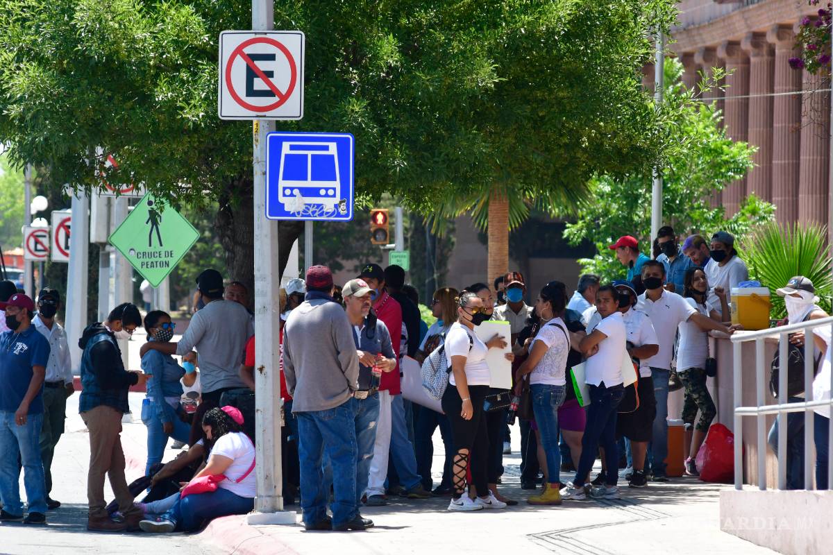 Exigen con plantón se abra la zona de tolerancia de Saltillo