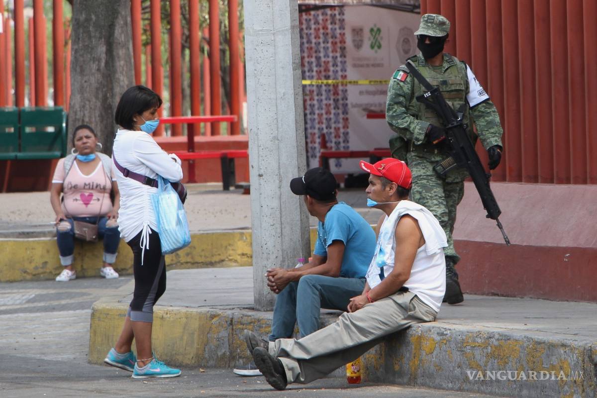 Sedena y GN resguardan negocios en zona conflictiva de la Ciudad de México