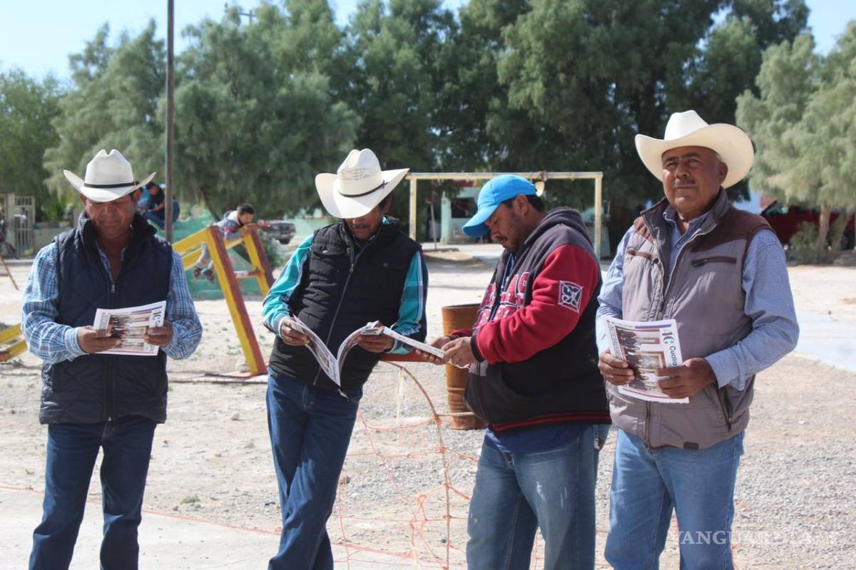 $!Alcaldesa de Cuatro Ciénegas rinde su informe en ejidos
