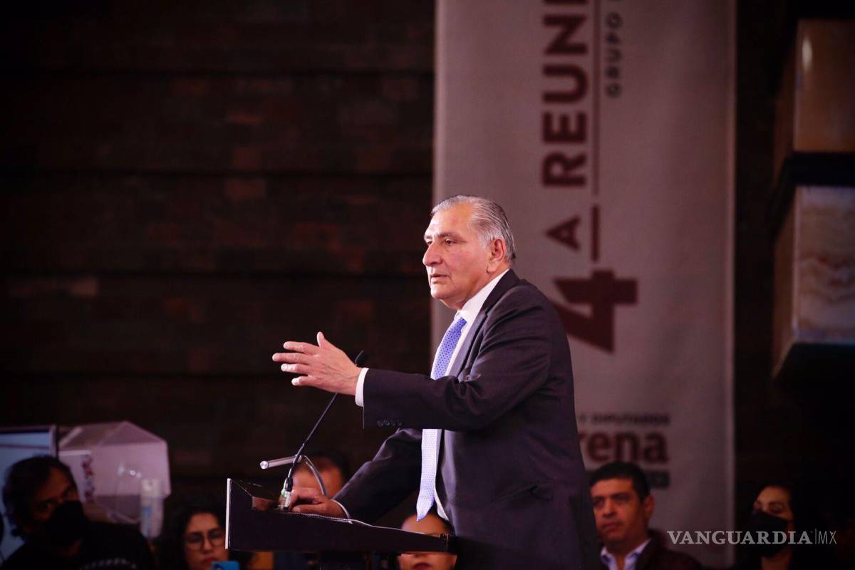 $!El secretario de Gobernación Adán Augusto López habló sobre la necesidad de consolidar el movimiento encabezado por AMLO.