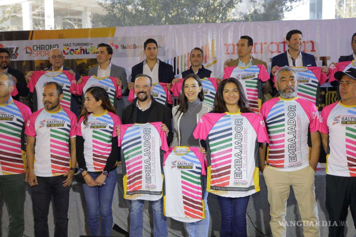 Presentan el Maratón Saltillo-La Moderna 2022, evento de talla internacional