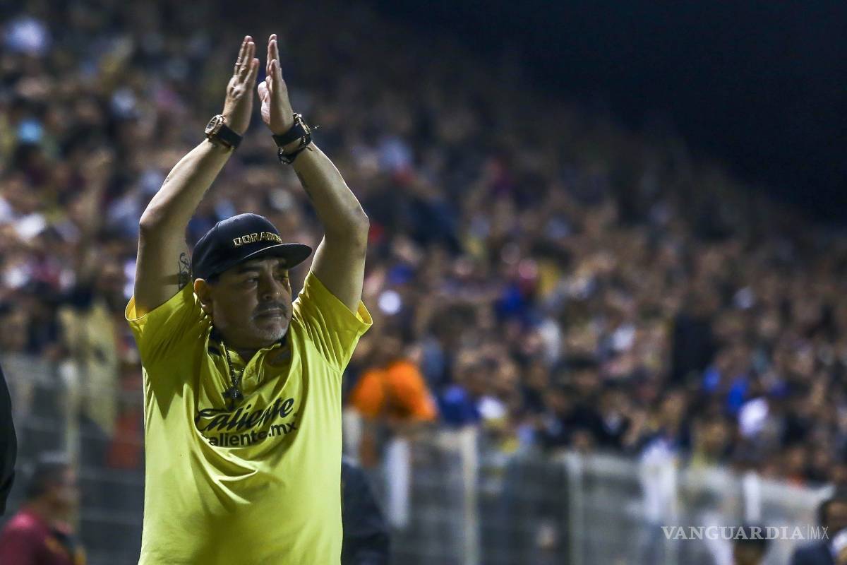 $!México siempre presente en la historia de Maradona; ganó un Mundial y fue técnico de Dorados