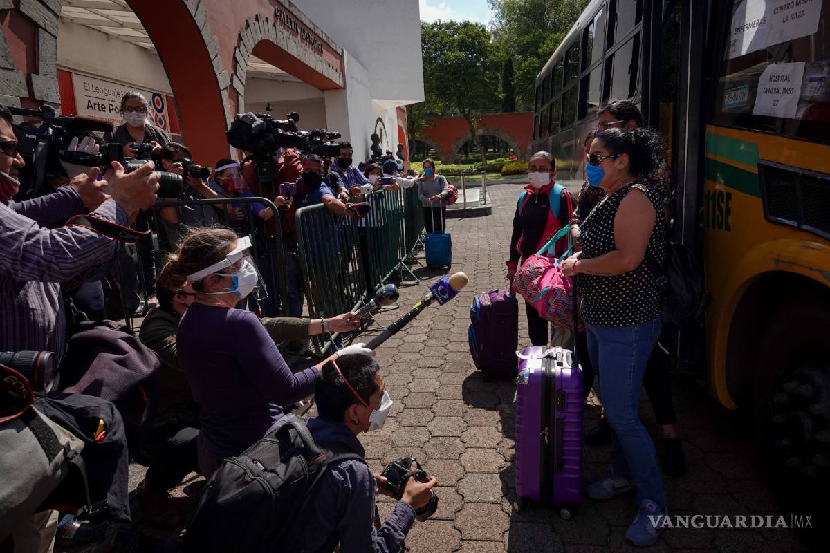 $!Los Pinos, antes residencia presidencial ahora hogar para personal de salud que atiende pacientes con COVID-19 (fotos)