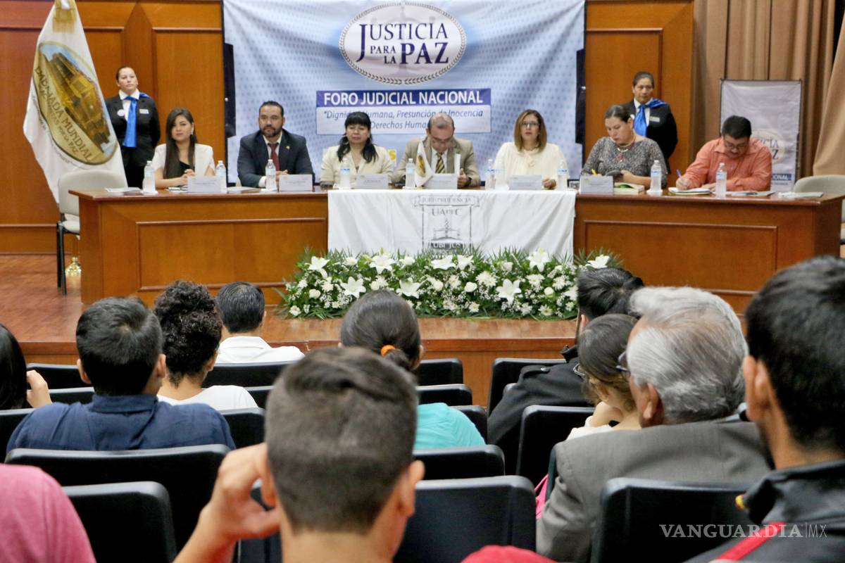 Es Facultad de Leyes de la UAdeC sede del foro Justicia para la Paz