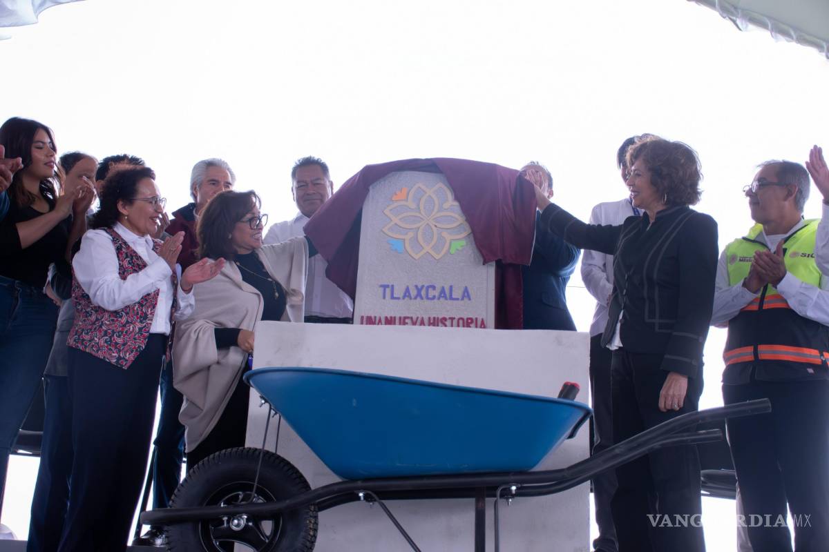 $!Secihti y gobierno de Tlaxcala colocan primera piedra de Universidad Nacional Rosario Castellanos (UNRC) Unidad Académica Teolocholco