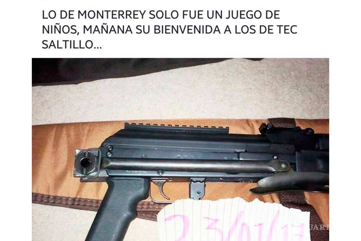 Procuraduría de Coahuila investiga amenazas contra alumnos del Tecnológico de Saltillo