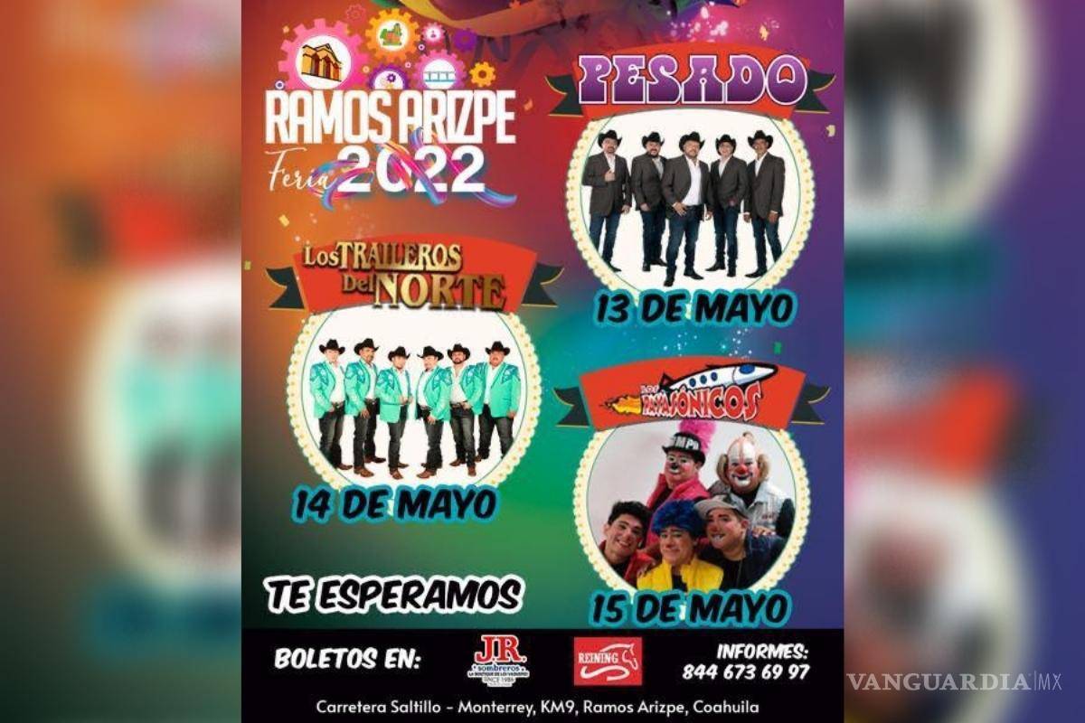 $!La Feria de Ramos Arizpe se realizará durante mayo.