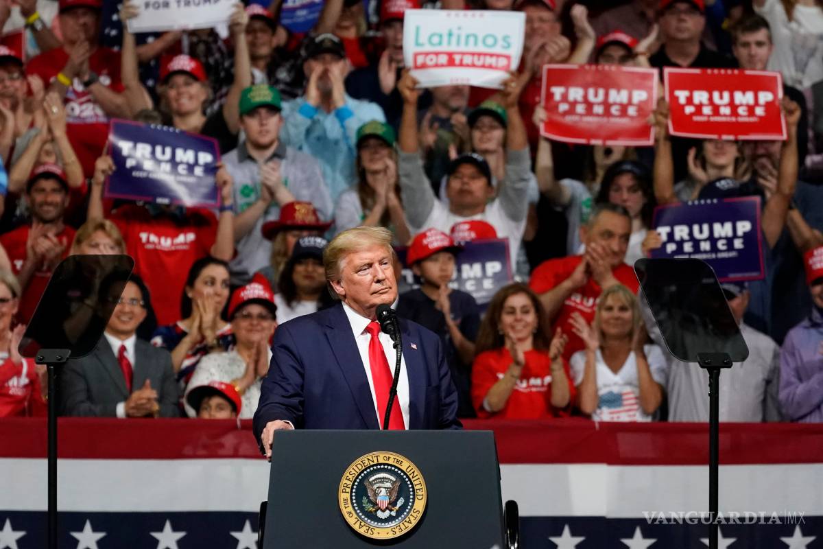 Busca Trump voto latino en la contienda por la casa blanca