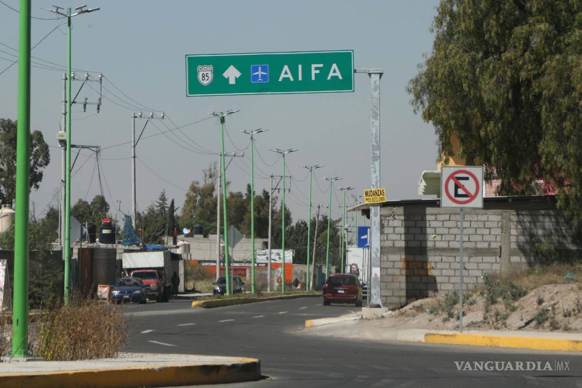 Entorpecen obras llegada al Aeropuerto de Santa Lucía