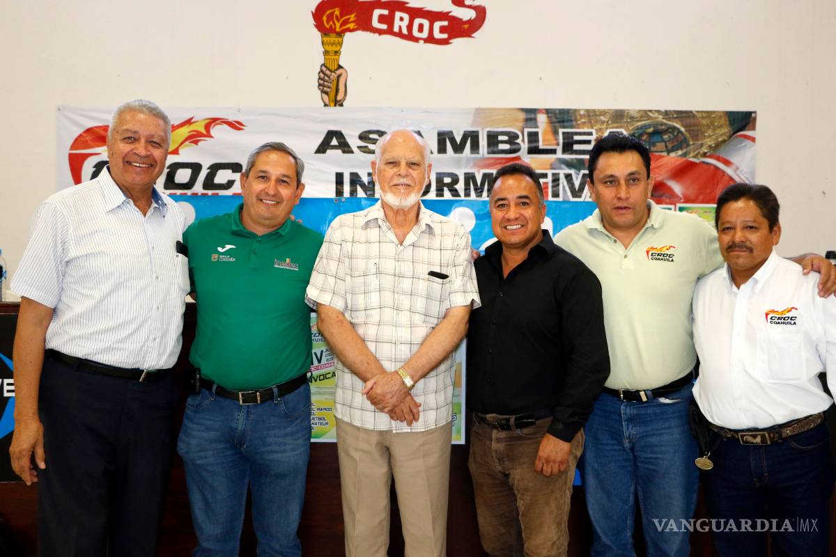 Trabajadores coahuilenses entrarán en acción en juegos de la CROC