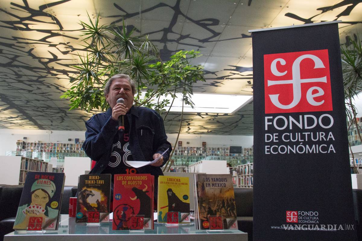 Anuncia Paco Ignacio Taibo II alianzas con editoriales y nuevas colecciones en el FCE