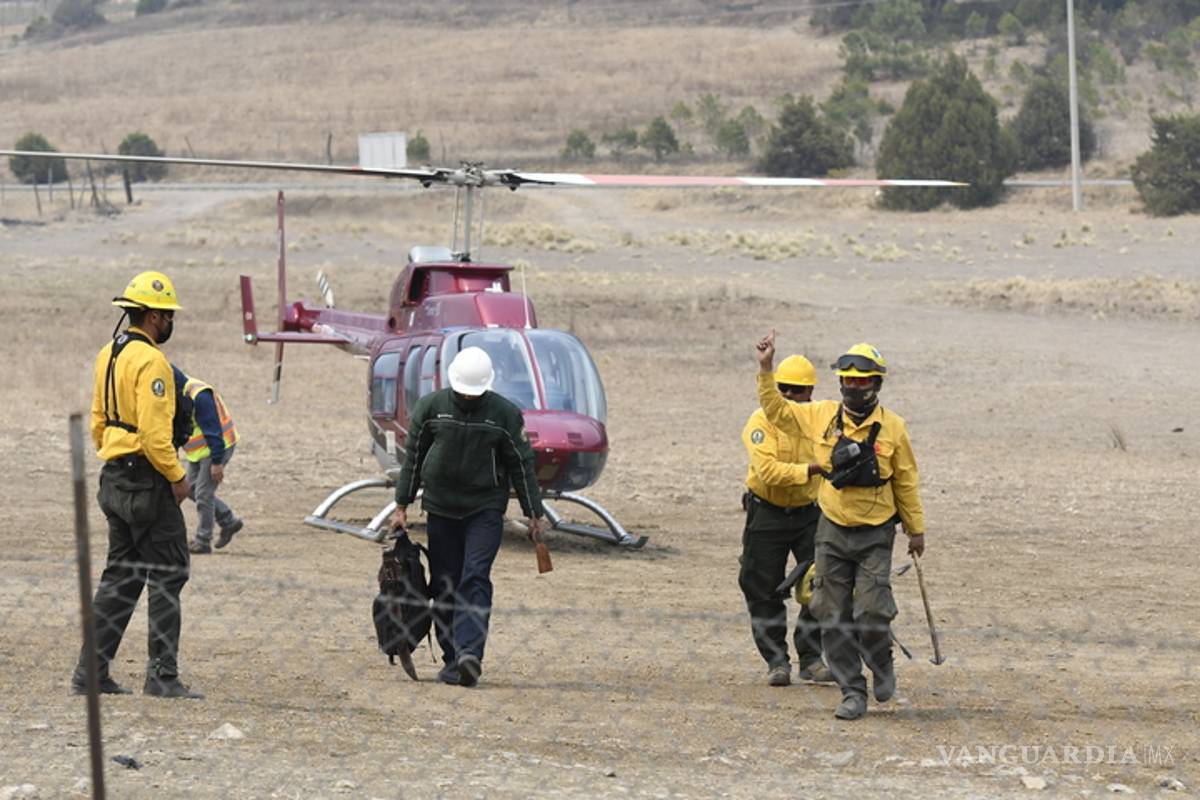 Regresan a sus casas a más de 300 brigadistas tras control del incendio en Arteaga