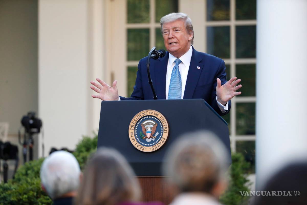 'Probablemente' Estados Unidos 'pasó el pico de coronavirus', dice Donald Trump