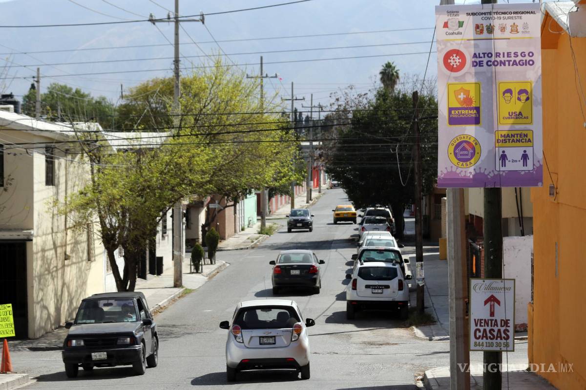 $!Advierten sobre alto riesgo de contagio de COVID en cinco colonias de Saltillo