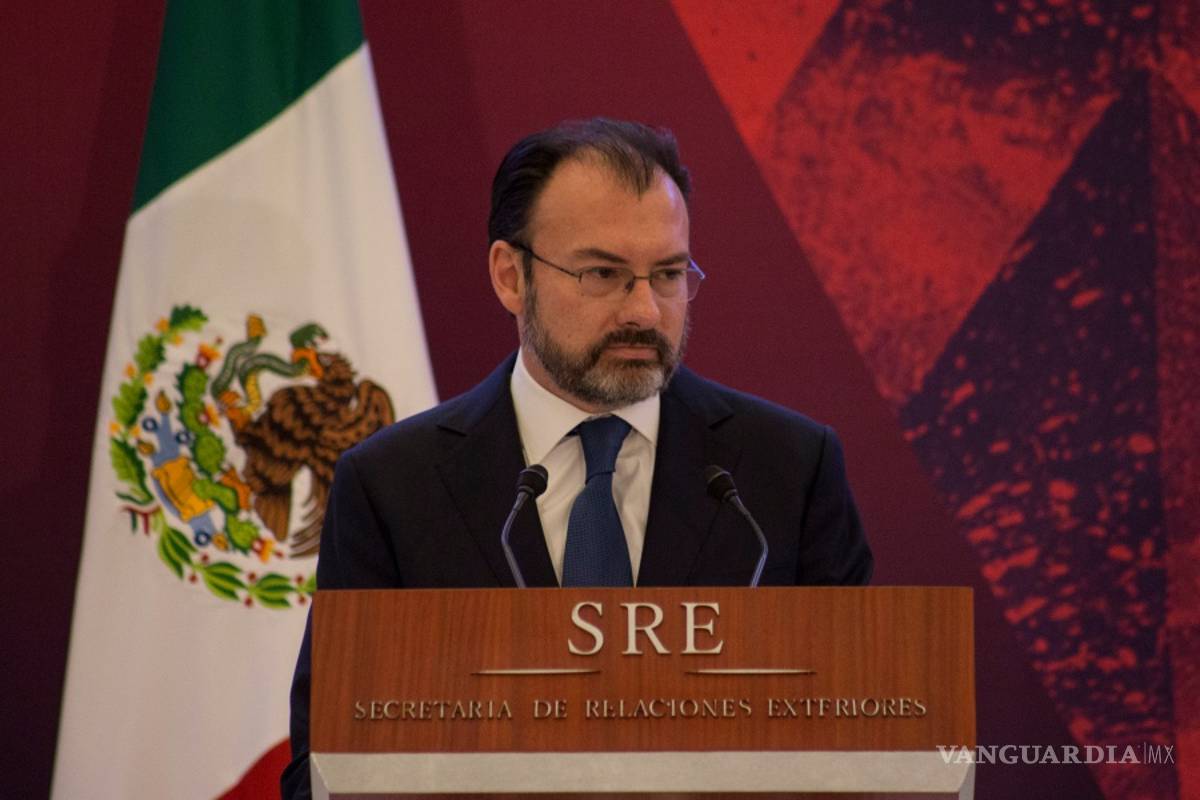 Asegura Videgaray que está en juego la relación con EU para &quot;próximas décadas&quot;