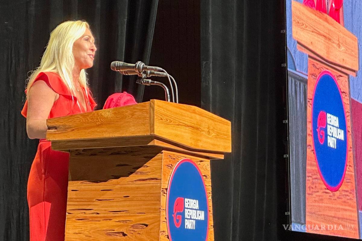 $!“Las guerras, intervenciones y cambios de régimen en el extranjero ponen a Estados Unidos en último lugar, matan a inocentes, nos están arruinando”, señala Marjorie Taylor Greene