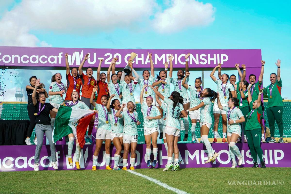 ¡Lo lograron! El Tri Femenil Sub-20 es campeón del Premundial de la Concacaf