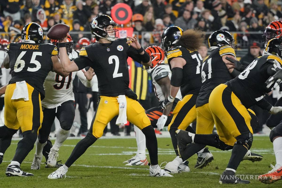 Semana 16 de la NFL: Rudolph toma las riendas de Steelers y comanda la mejor ofensiva del equipo en años