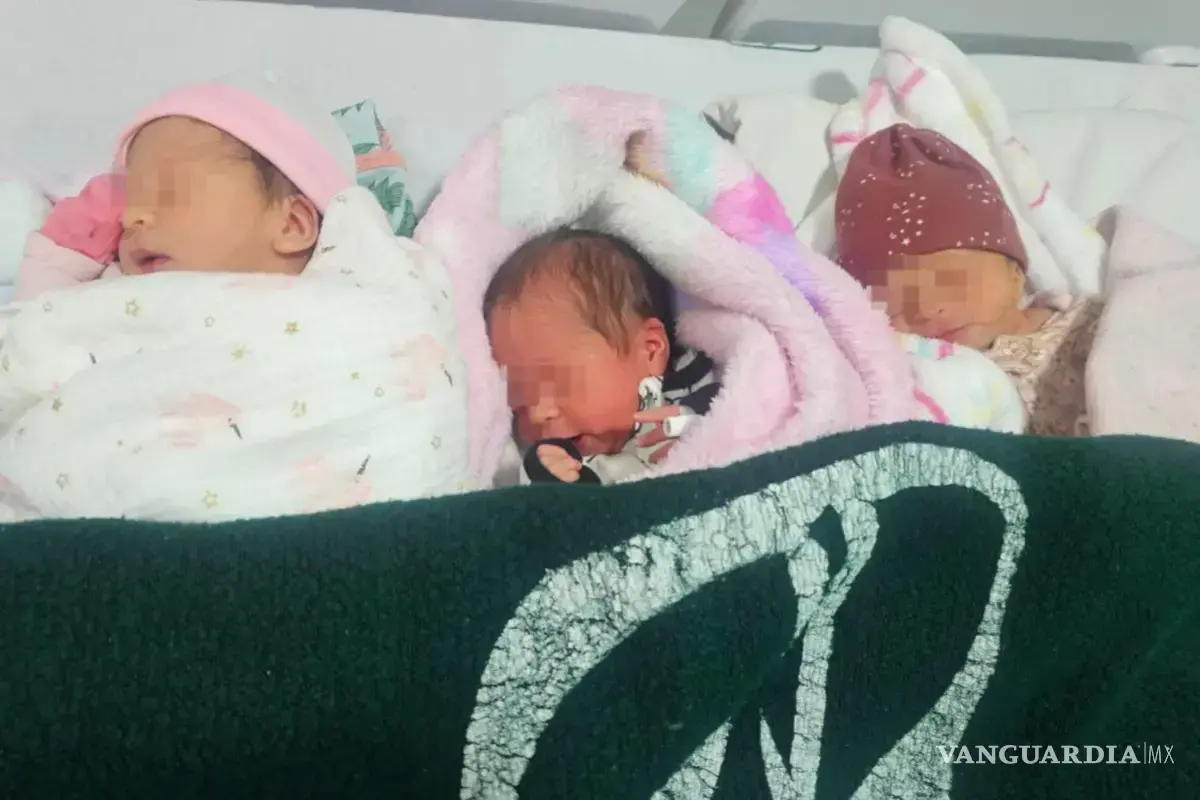 Alertan sobre falsas colectas para trillizas nacidas en Ciudad Acuña, Coahuila