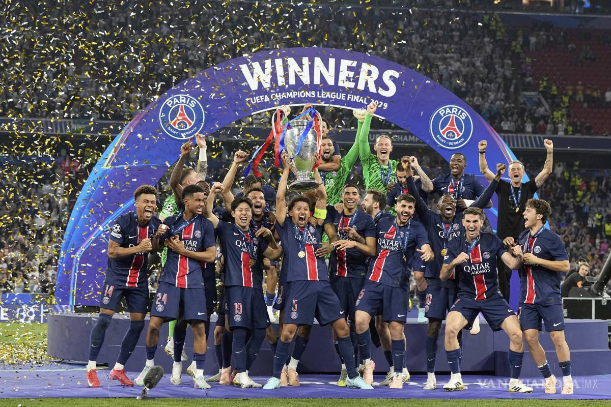 PSG logra histórico título de la Champions League 2024-2025: golea 5-0 al Inter de Milán