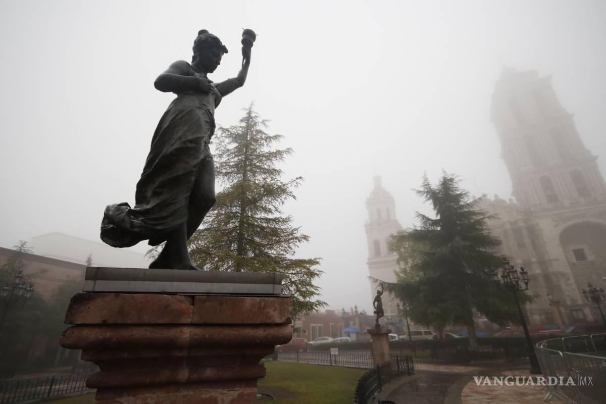 Frente Frío 42 sorprende con ambiente húmedo y cielos nublados en Saltillo
