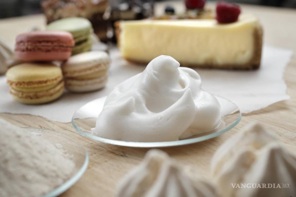 $!Espuma proteica producida biotecnológicamente y productos de pastelería. EFE/VTT