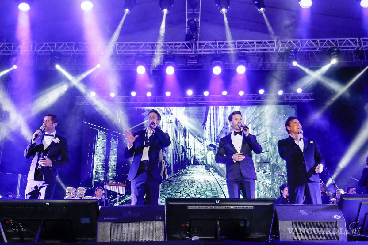 Il Divo con aroma a Parras; Celebra aniversario entre vino y música