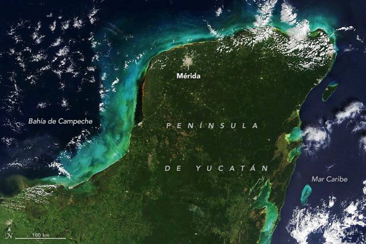 Recuerda NASA cráter hallado en Yucatán