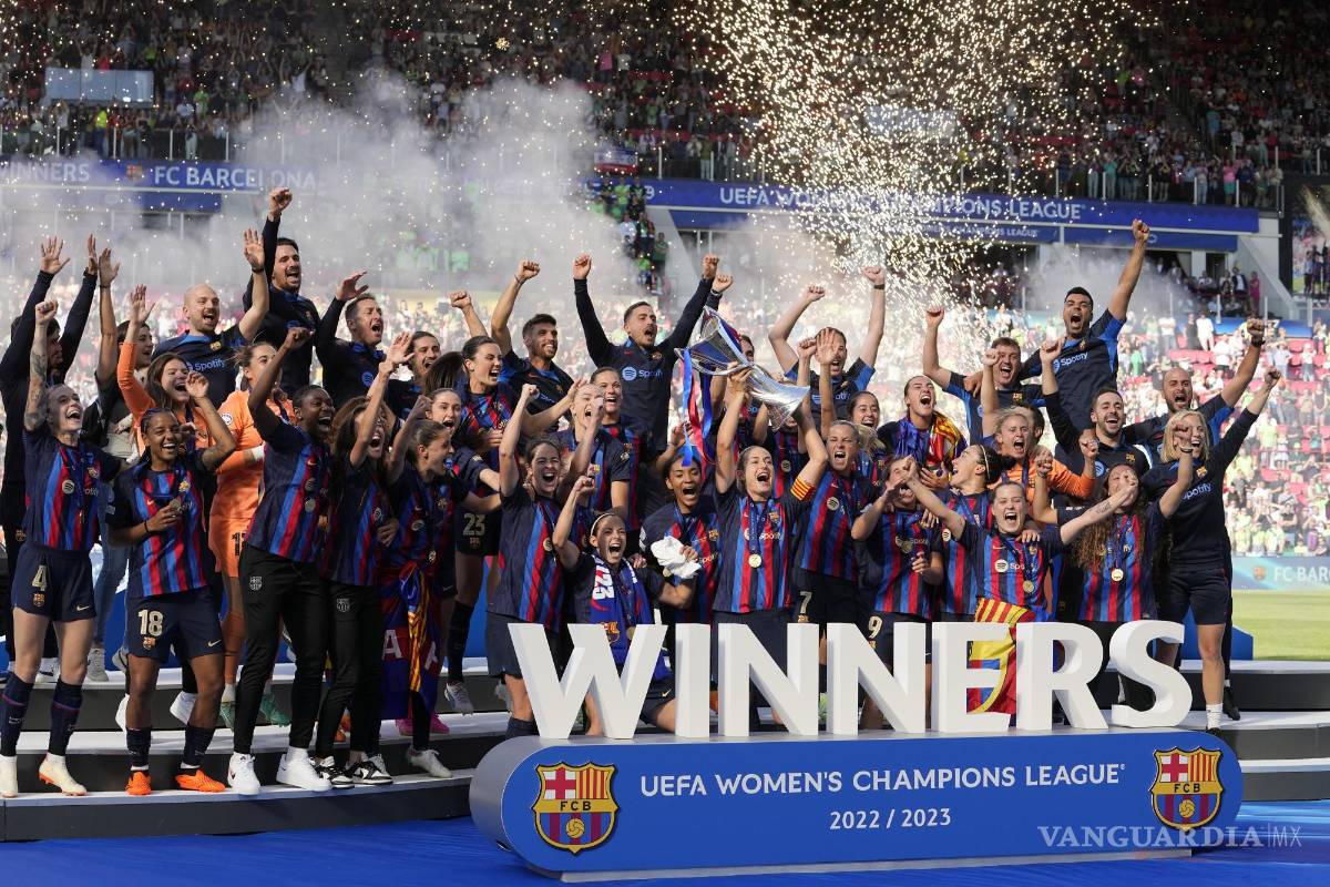 Barcelona Femenil da voltereta espectacular y gana la Champions League ante el Wolfsburg