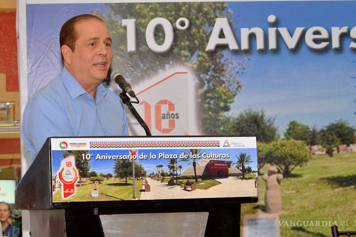 Celebran 10 Aniversario de la Plaza de las Culturas de Piedras Negras, Coahuila