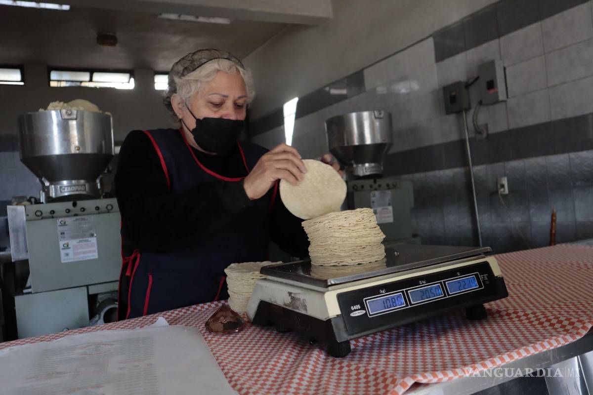 Aumentan precio del kilo de tortilla hasta 22 pesos en Saltillo