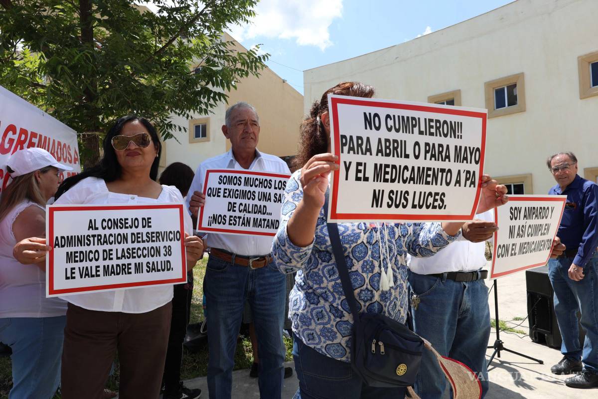 $!Jubilados acusan abandono médico y falta de respuesta del sindicato.